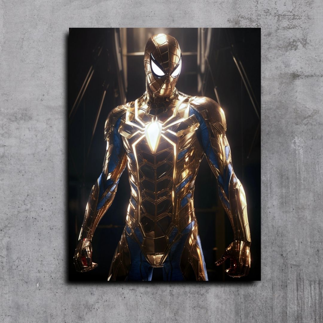 Golden Enhanced Spider-Man