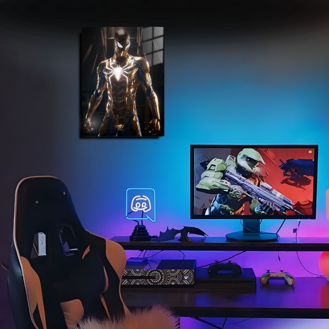 Golden Enhanced Spider-Man